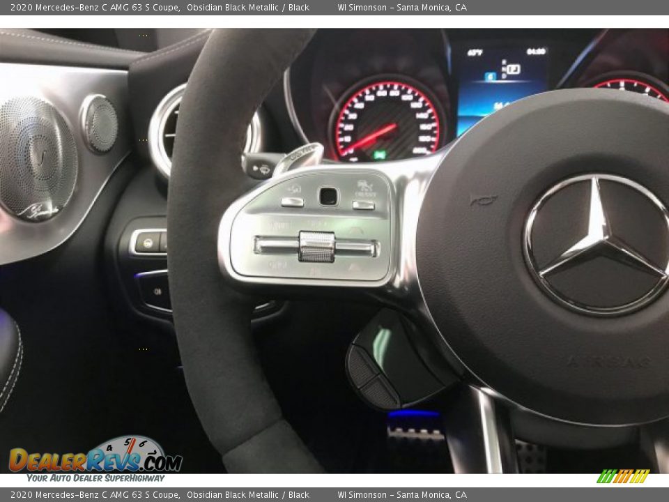 2020 Mercedes-Benz C AMG 63 S Coupe Steering Wheel Photo #18