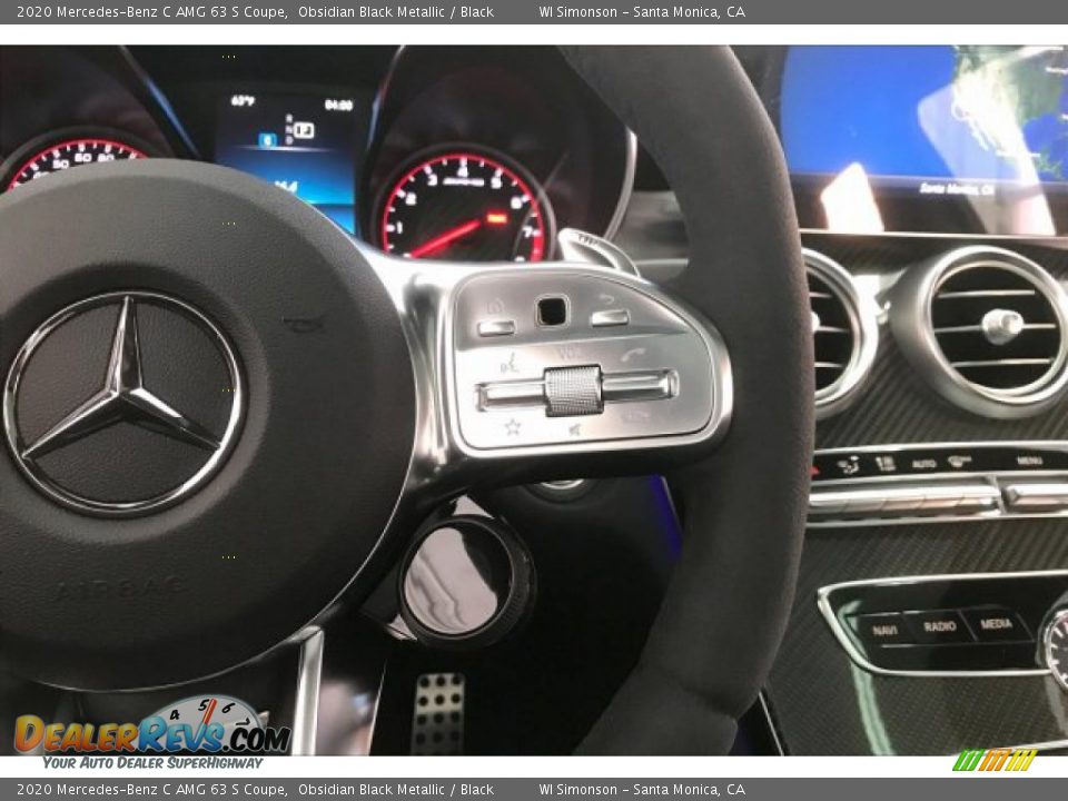 2020 Mercedes-Benz C AMG 63 S Coupe Steering Wheel Photo #19