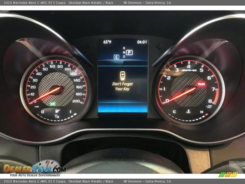 2020 Mercedes-Benz C AMG 63 S Coupe Gauges Photo #20
