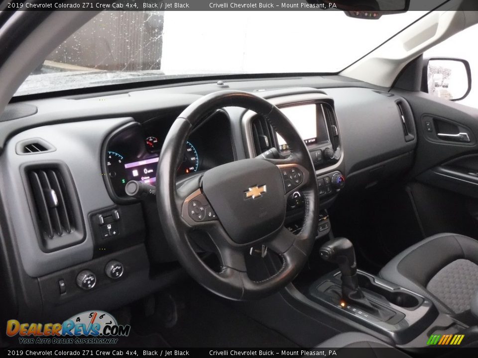 2019 Chevrolet Colorado Z71 Crew Cab 4x4 Black / Jet Black Photo #14