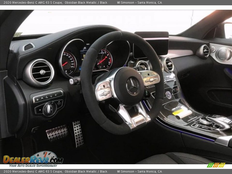 2020 Mercedes-Benz C AMG 63 S Coupe Obsidian Black Metallic / Black Photo #22