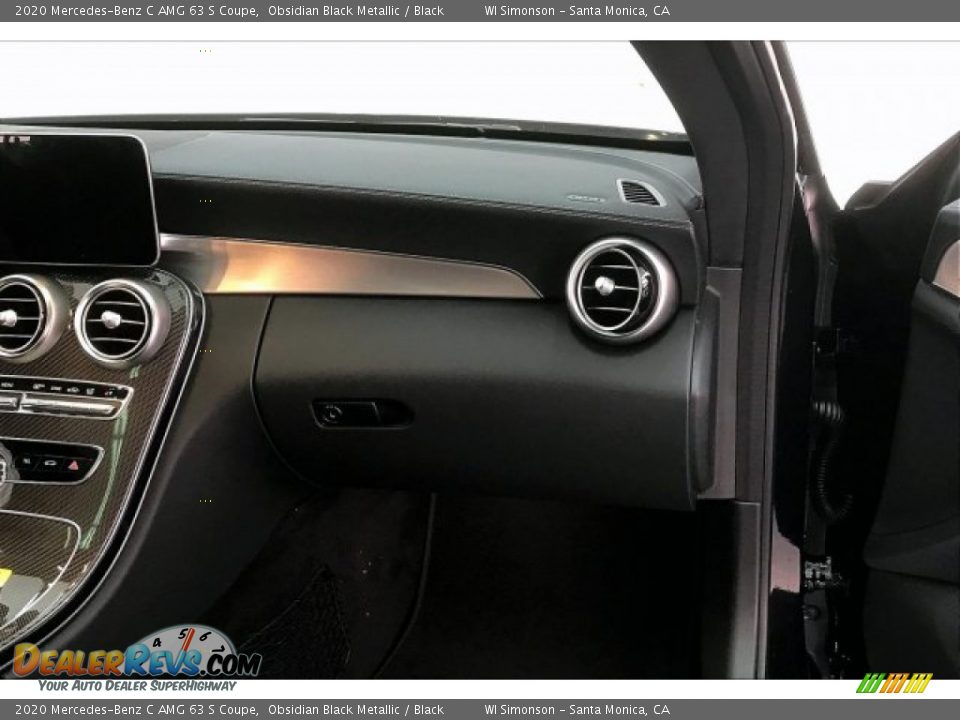 2020 Mercedes-Benz C AMG 63 S Coupe Obsidian Black Metallic / Black Photo #28