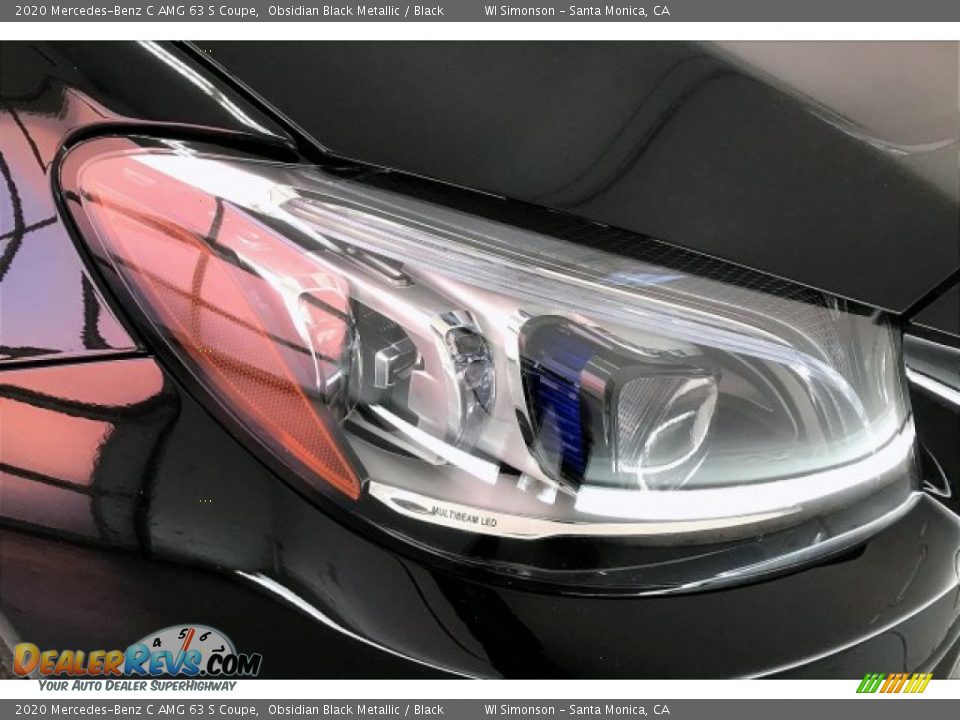 2020 Mercedes-Benz C AMG 63 S Coupe Obsidian Black Metallic / Black Photo #32
