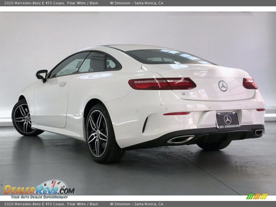 2020 Mercedes-Benz E 450 Coupe Polar White / Black Photo #2