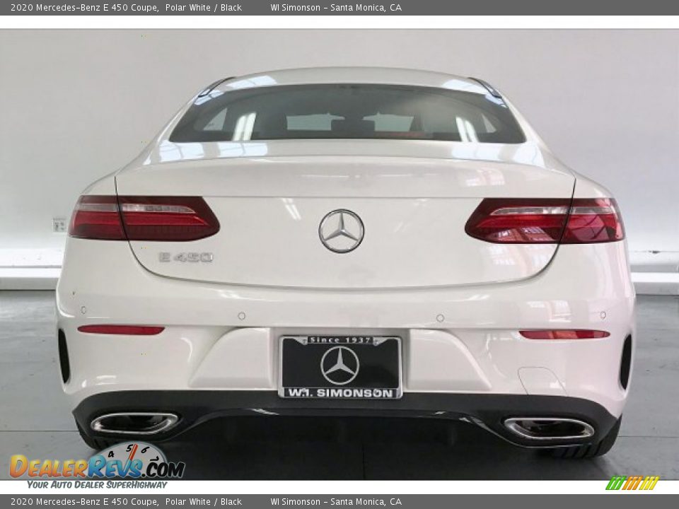 2020 Mercedes-Benz E 450 Coupe Polar White / Black Photo #3