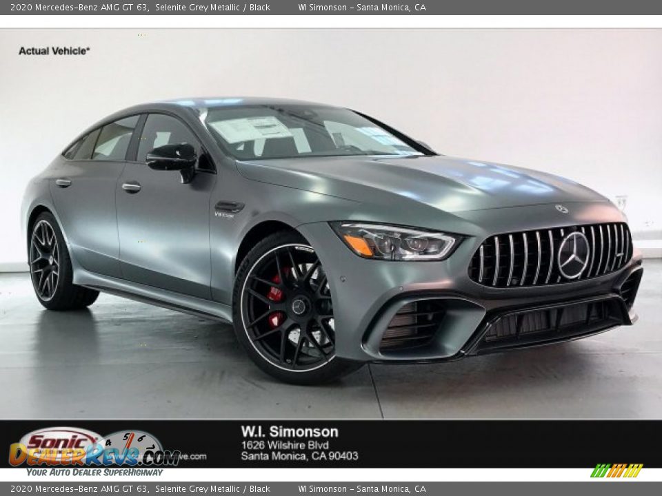 2020 Mercedes-Benz AMG GT 63 Selenite Grey Metallic / Black Photo #1