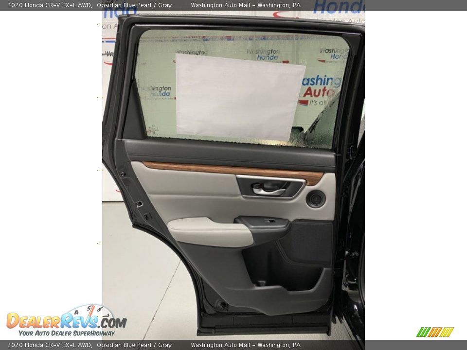 2020 Honda CR-V EX-L AWD Obsidian Blue Pearl / Gray Photo #15