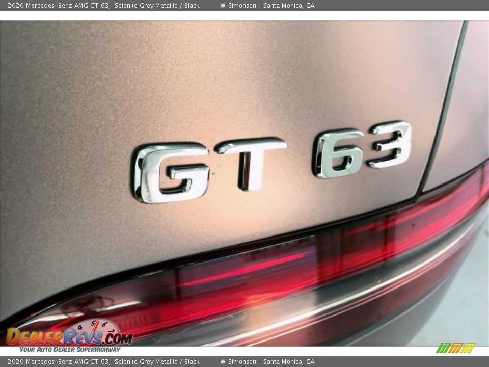 2020 Mercedes-Benz AMG GT 63 Selenite Grey Metallic / Black Photo #7
