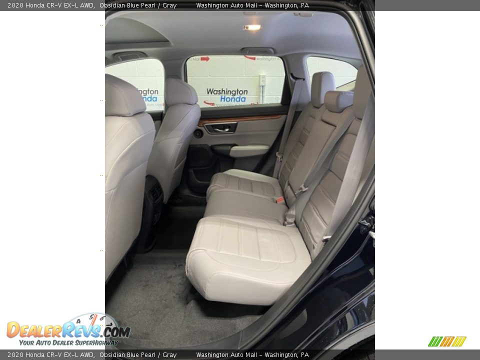 2020 Honda CR-V EX-L AWD Obsidian Blue Pearl / Gray Photo #18