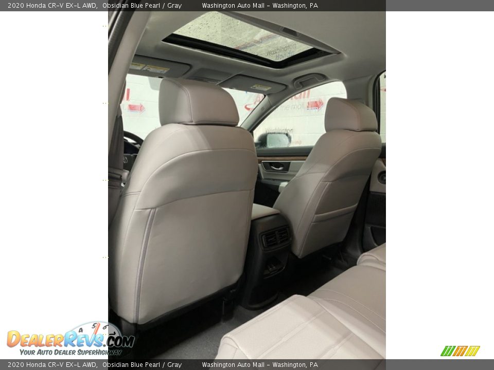 2020 Honda CR-V EX-L AWD Obsidian Blue Pearl / Gray Photo #19