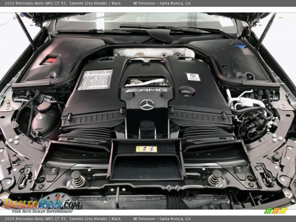 2020 Mercedes-Benz AMG GT 63 Selenite Grey Metallic / Black Photo #9
