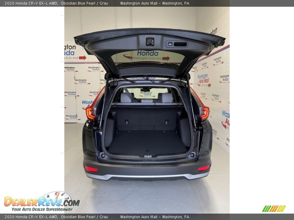 2020 Honda CR-V EX-L AWD Obsidian Blue Pearl / Gray Photo #20