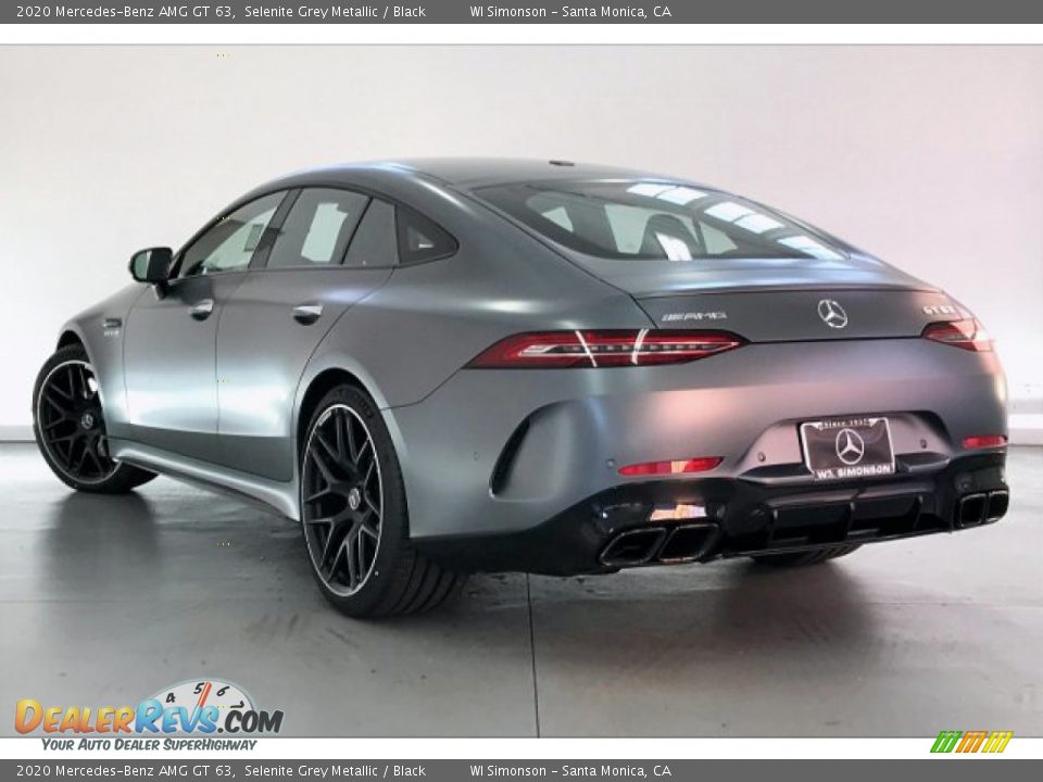 2020 Mercedes-Benz AMG GT 63 Selenite Grey Metallic / Black Photo #10