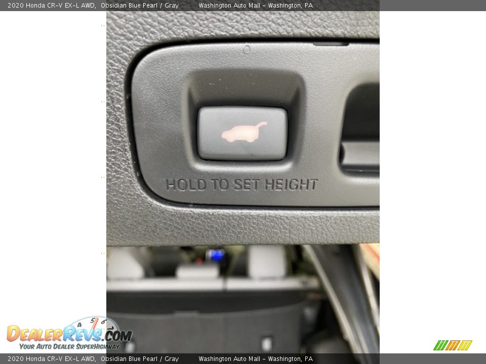 2020 Honda CR-V EX-L AWD Obsidian Blue Pearl / Gray Photo #22
