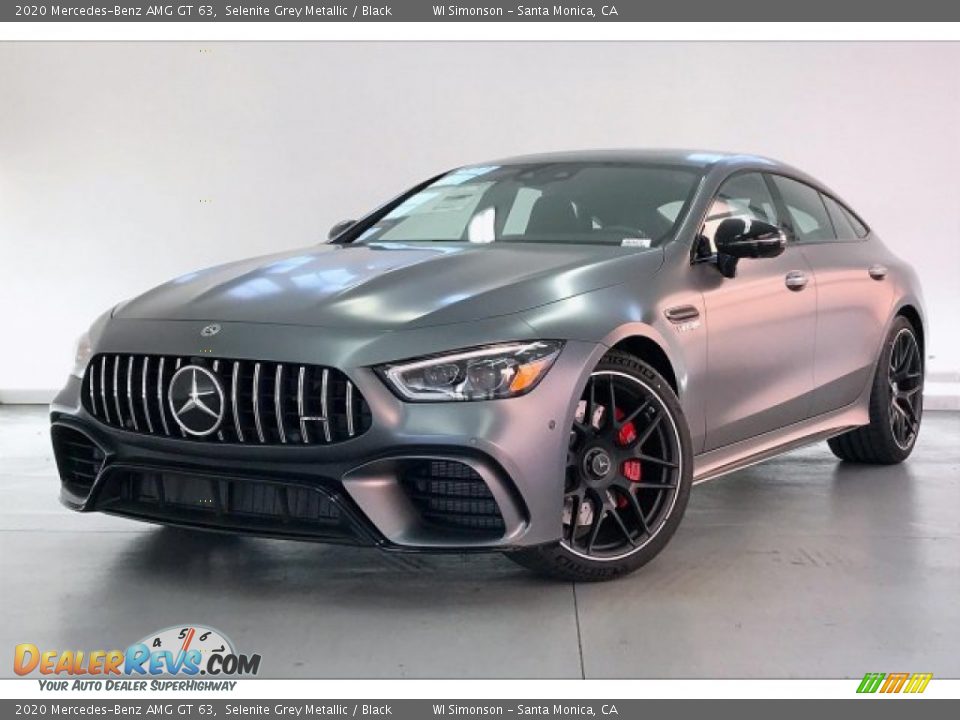 2020 Mercedes-Benz AMG GT 63 Selenite Grey Metallic / Black Photo #12