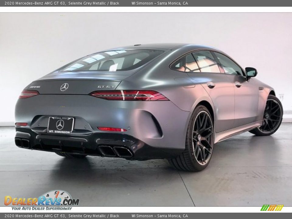 2020 Mercedes-Benz AMG GT 63 Selenite Grey Metallic / Black Photo #16