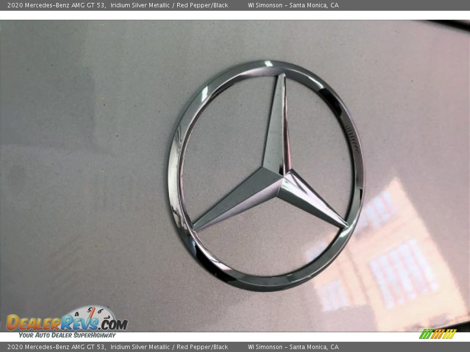 2020 Mercedes-Benz AMG GT 53 Iridium Silver Metallic / Red Pepper/Black Photo #7