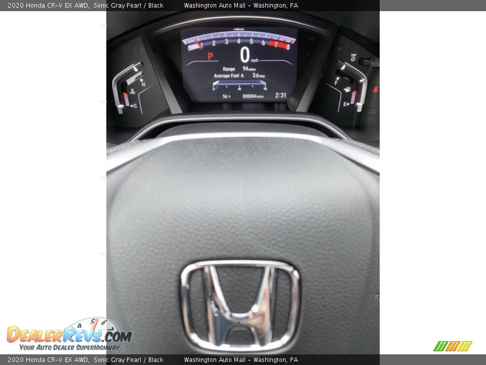 2020 Honda CR-V EX AWD Sonic Gray Pearl / Black Photo #26