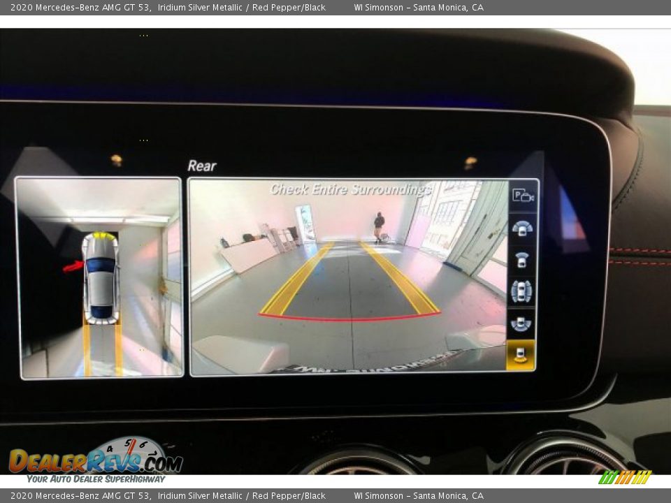 2020 Mercedes-Benz AMG GT 53 Iridium Silver Metallic / Red Pepper/Black Photo #21