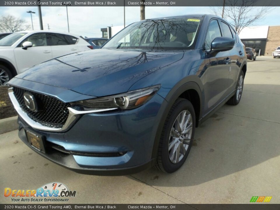 2020 Mazda CX-5 Grand Touring AWD Eternal Blue Mica / Black Photo #3