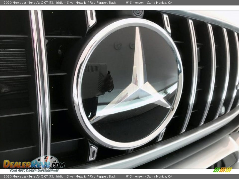 2020 Mercedes-Benz AMG GT 53 Iridium Silver Metallic / Red Pepper/Black Photo #33