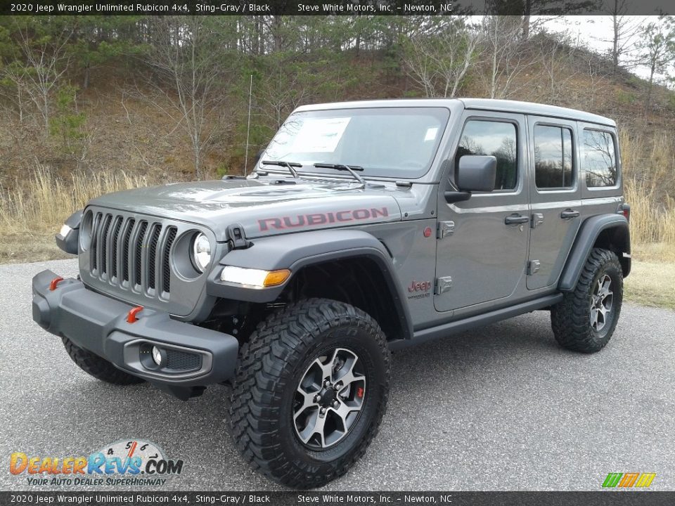 2020 Jeep Wrangler Unlimited Rubicon 4x4 Sting-Gray / Black Photo #2