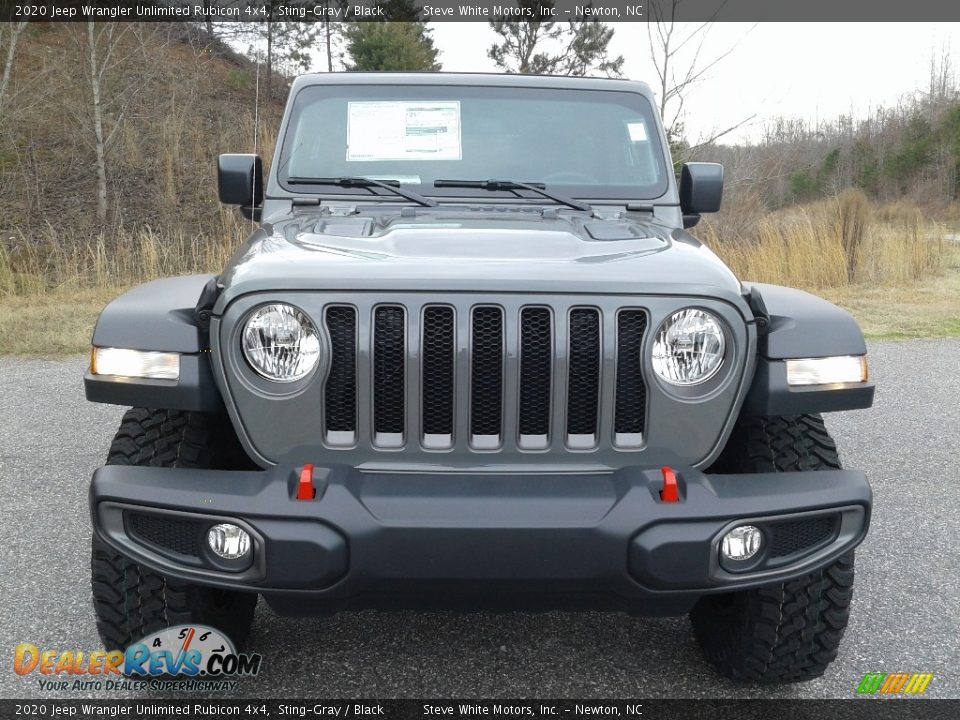 2020 Jeep Wrangler Unlimited Rubicon 4x4 Sting-Gray / Black Photo #3