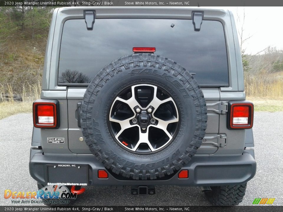 2020 Jeep Wrangler Unlimited Rubicon 4x4 Sting-Gray / Black Photo #7