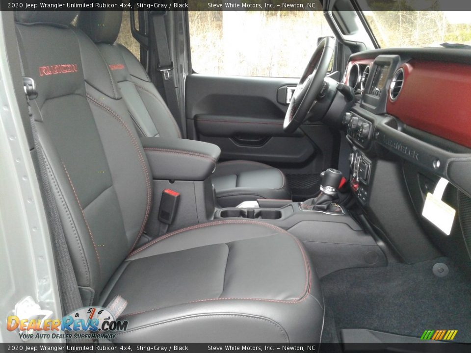 2020 Jeep Wrangler Unlimited Rubicon 4x4 Sting-Gray / Black Photo #16