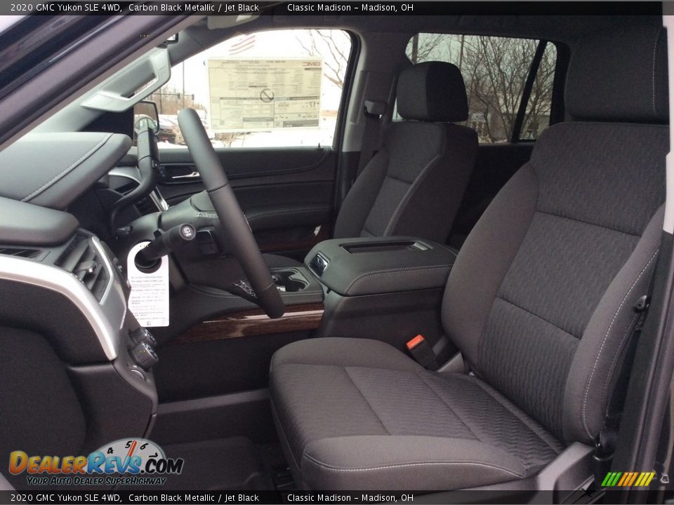 Jet Black Interior - 2020 GMC Yukon SLE 4WD Photo #2
