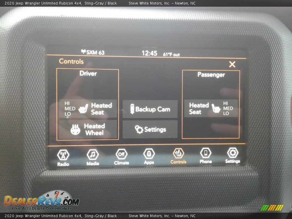 2020 Jeep Wrangler Unlimited Rubicon 4x4 Sting-Gray / Black Photo #23