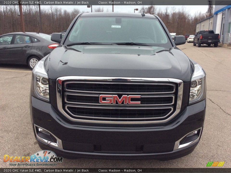 2020 GMC Yukon SLE 4WD Carbon Black Metallic / Jet Black Photo #4