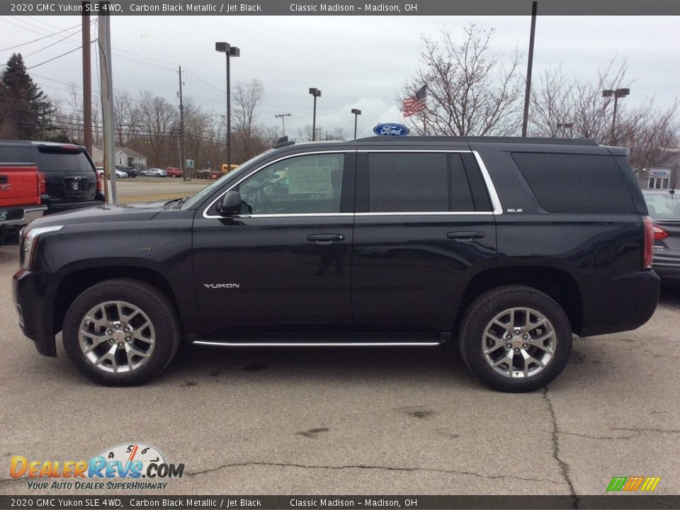 Carbon Black Metallic 2020 GMC Yukon SLE 4WD Photo #6