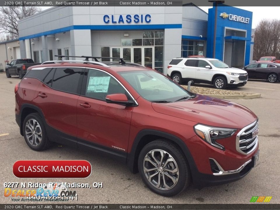 2020 GMC Terrain SLT AWD Red Quartz Tintcoat / Jet Black Photo #1