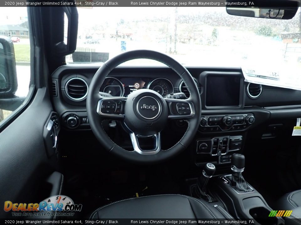 2020 Jeep Wrangler Unlimited Sahara 4x4 Sting-Gray / Black Photo #12