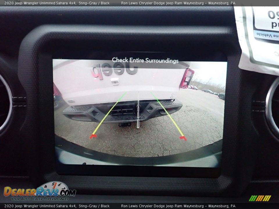 2020 Jeep Wrangler Unlimited Sahara 4x4 Sting-Gray / Black Photo #17