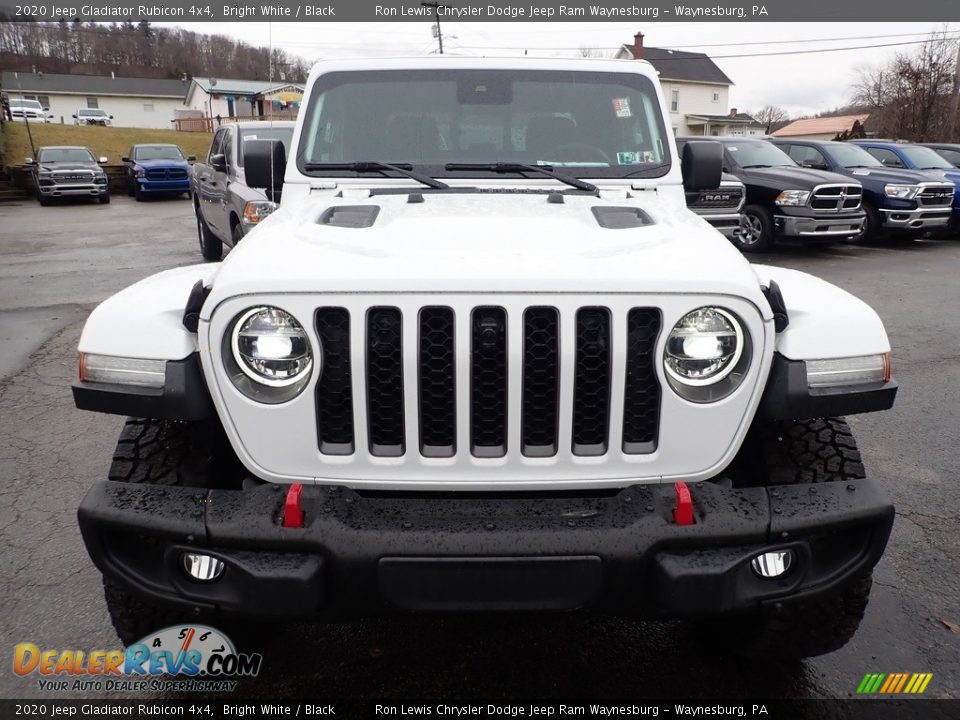 2020 Jeep Gladiator Rubicon 4x4 Bright White / Black Photo #9