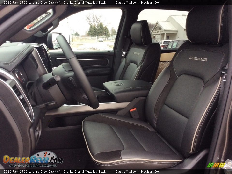 2020 Ram 1500 Laramie Crew Cab 4x4 Granite Crystal Metallic / Black Photo #2