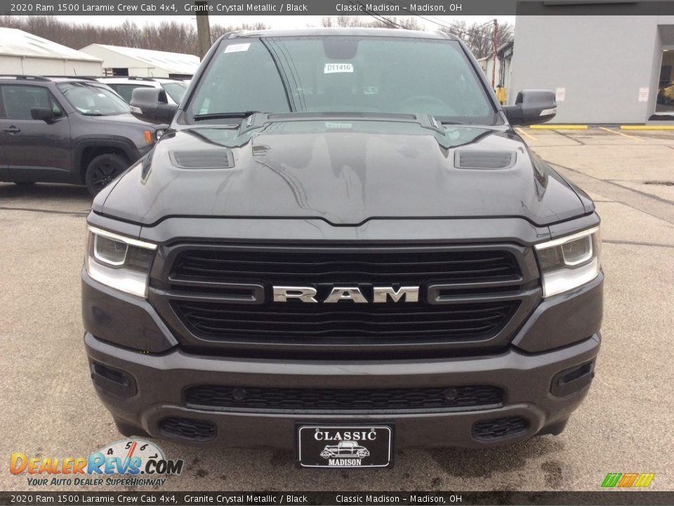 2020 Ram 1500 Laramie Crew Cab 4x4 Granite Crystal Metallic / Black Photo #4