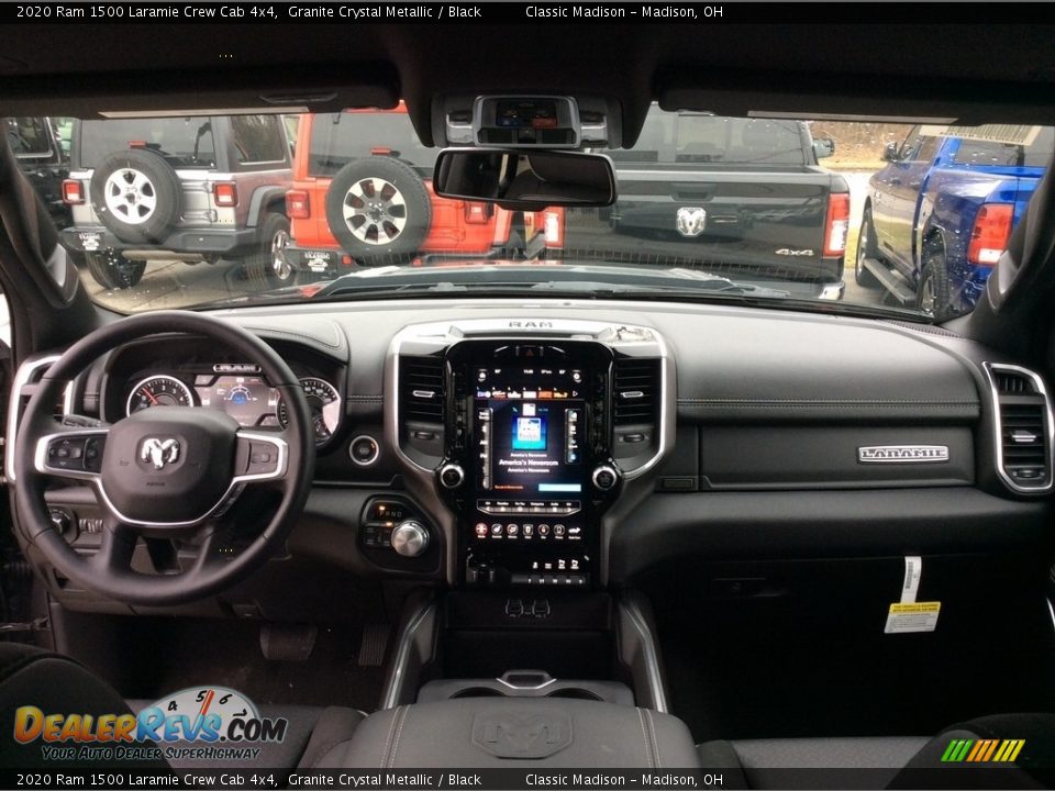 2020 Ram 1500 Laramie Crew Cab 4x4 Granite Crystal Metallic / Black Photo #13