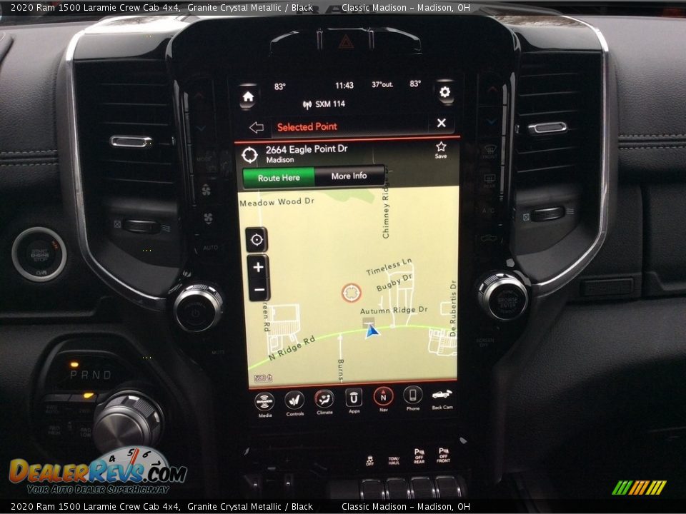 2020 Ram 1500 Laramie Crew Cab 4x4 Granite Crystal Metallic / Black Photo #15