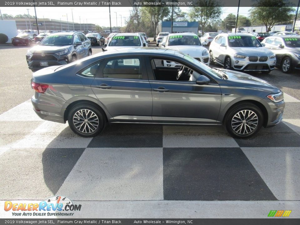 2019 Volkswagen Jetta SEL Platinum Gray Metallic / Titan Black Photo #3