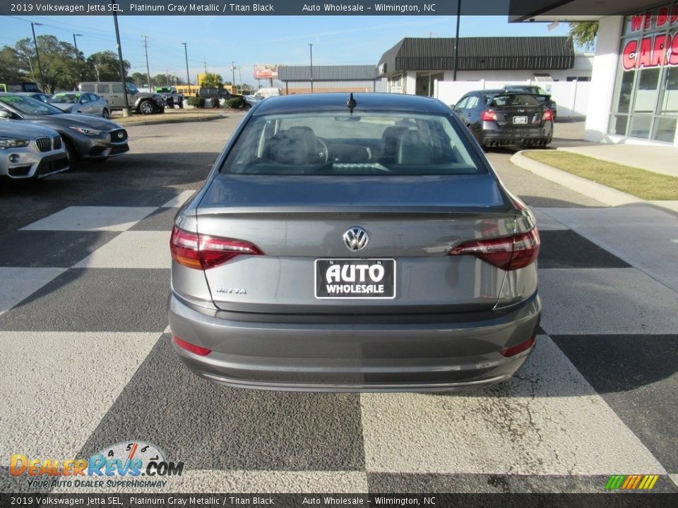 2019 Volkswagen Jetta SEL Platinum Gray Metallic / Titan Black Photo #4