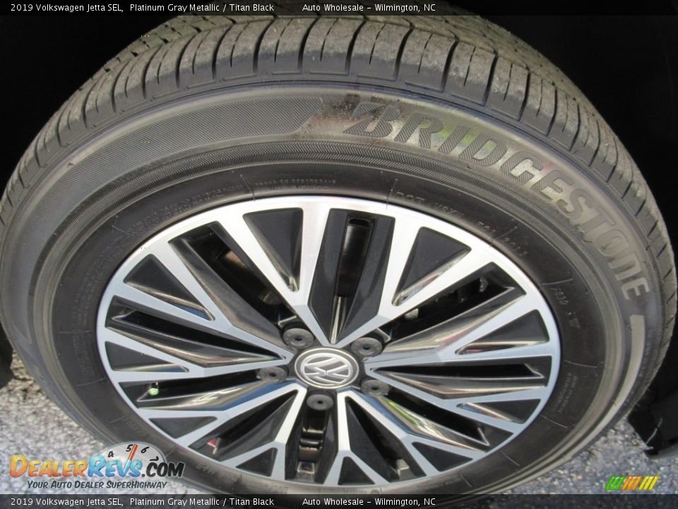 2019 Volkswagen Jetta SEL Platinum Gray Metallic / Titan Black Photo #7