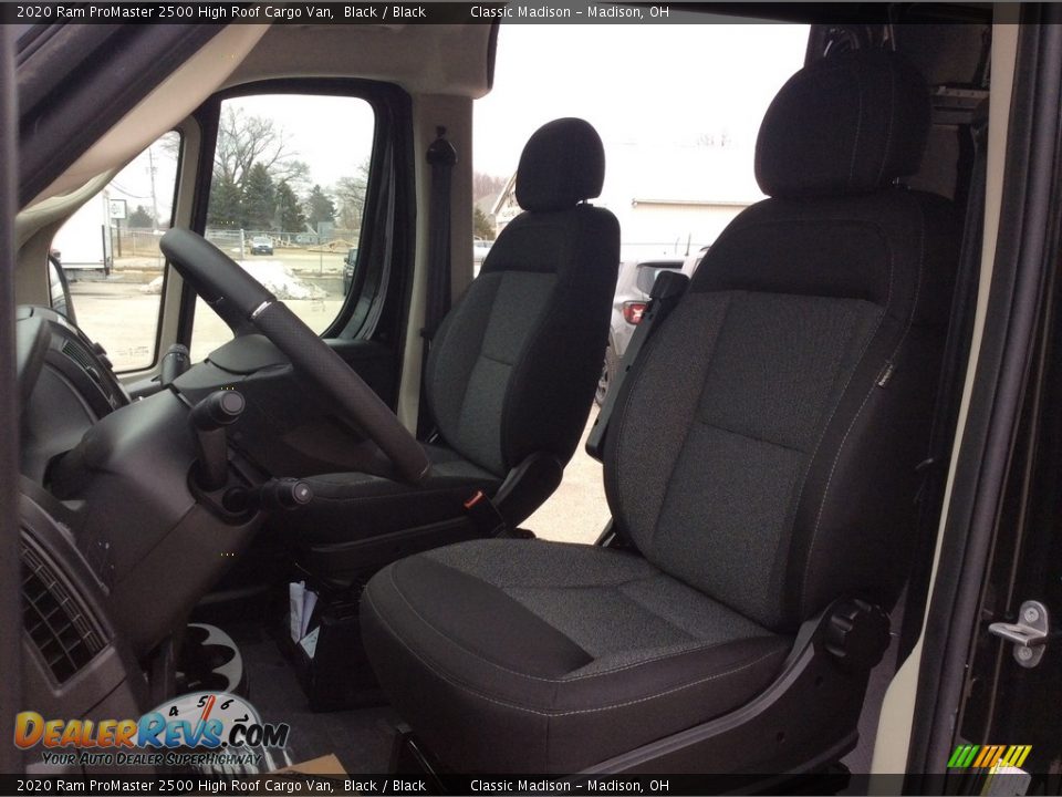 2020 Ram ProMaster 2500 High Roof Cargo Van Black / Black Photo #2