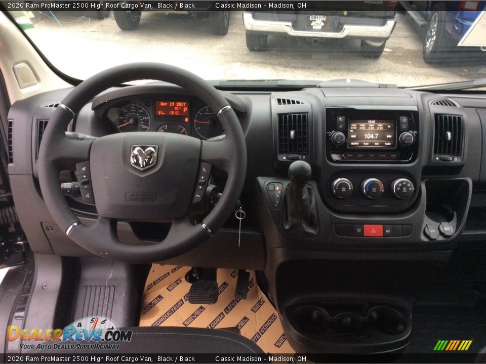 2020 Ram ProMaster 2500 High Roof Cargo Van Black / Black Photo #3