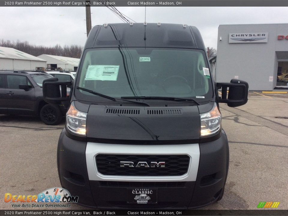 2020 Ram ProMaster 2500 High Roof Cargo Van Black / Black Photo #4