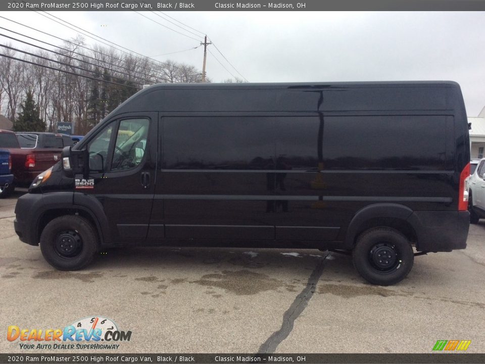 Black 2020 Ram ProMaster 2500 High Roof Cargo Van Photo #6