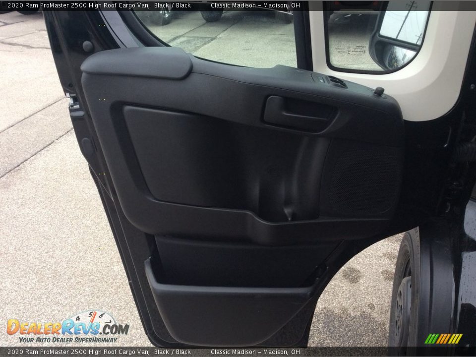 2020 Ram ProMaster 2500 High Roof Cargo Van Black / Black Photo #11
