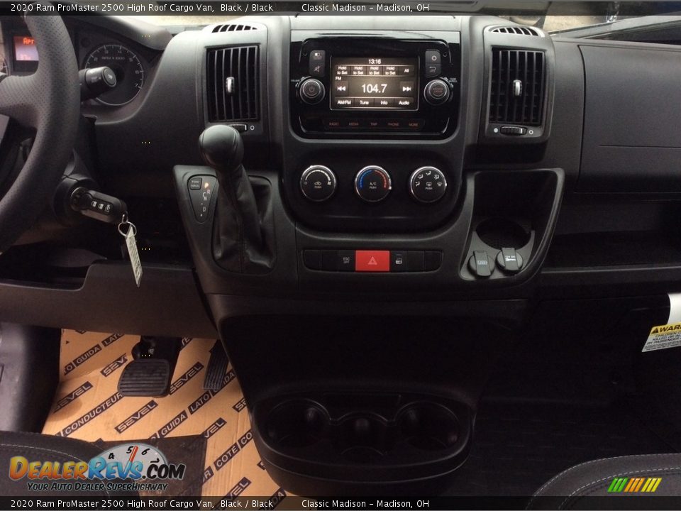Controls of 2020 Ram ProMaster 2500 High Roof Cargo Van Photo #14